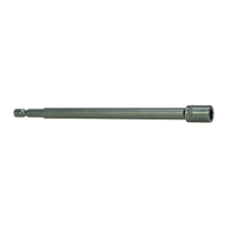 Apex M6N-0808-3 Magnetic Power Drive Nutsetter, 1/4 in Hex Point, Hex Shank, 3 in OAL, Steel - Nutsetters
